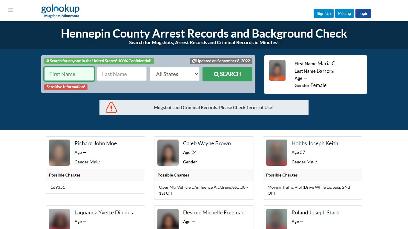 Hennepin County Mugshots, Hennepin County Arrest Records - GoLookUp